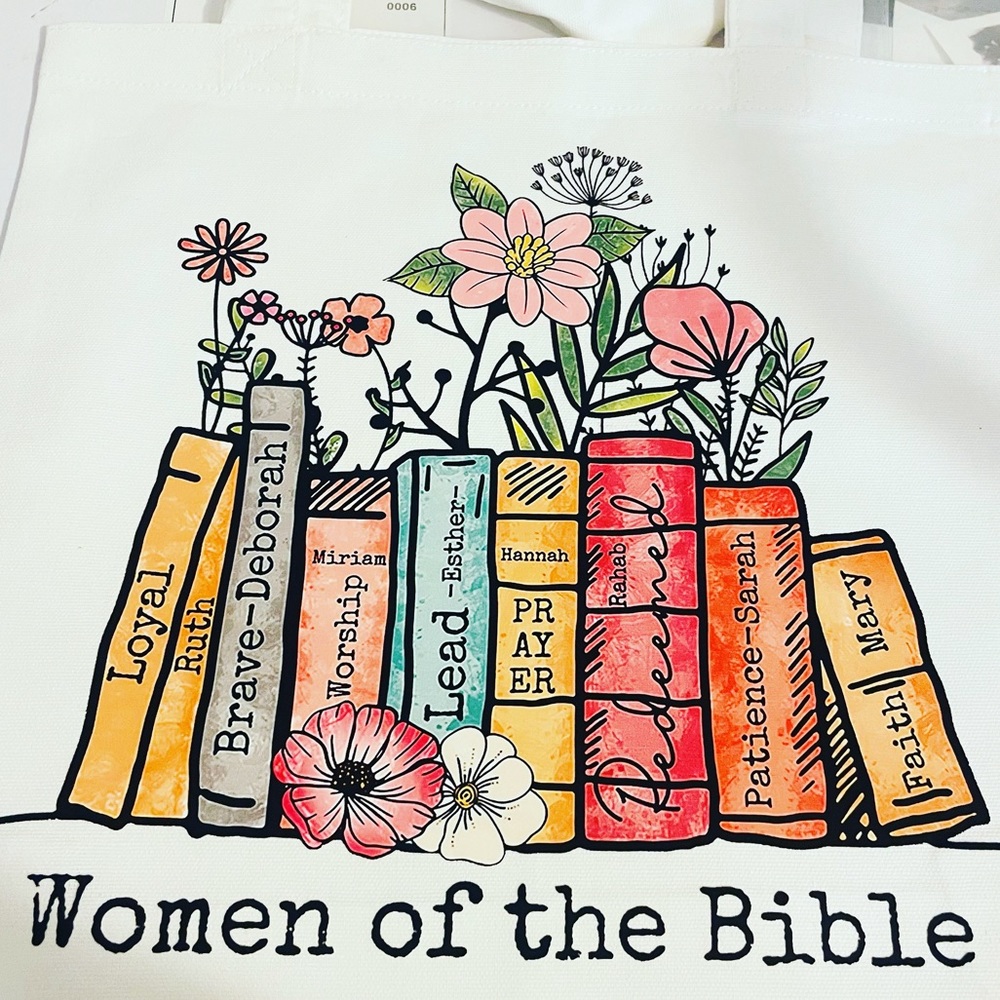 COPY - Christian inspired women of the Bible tote bag